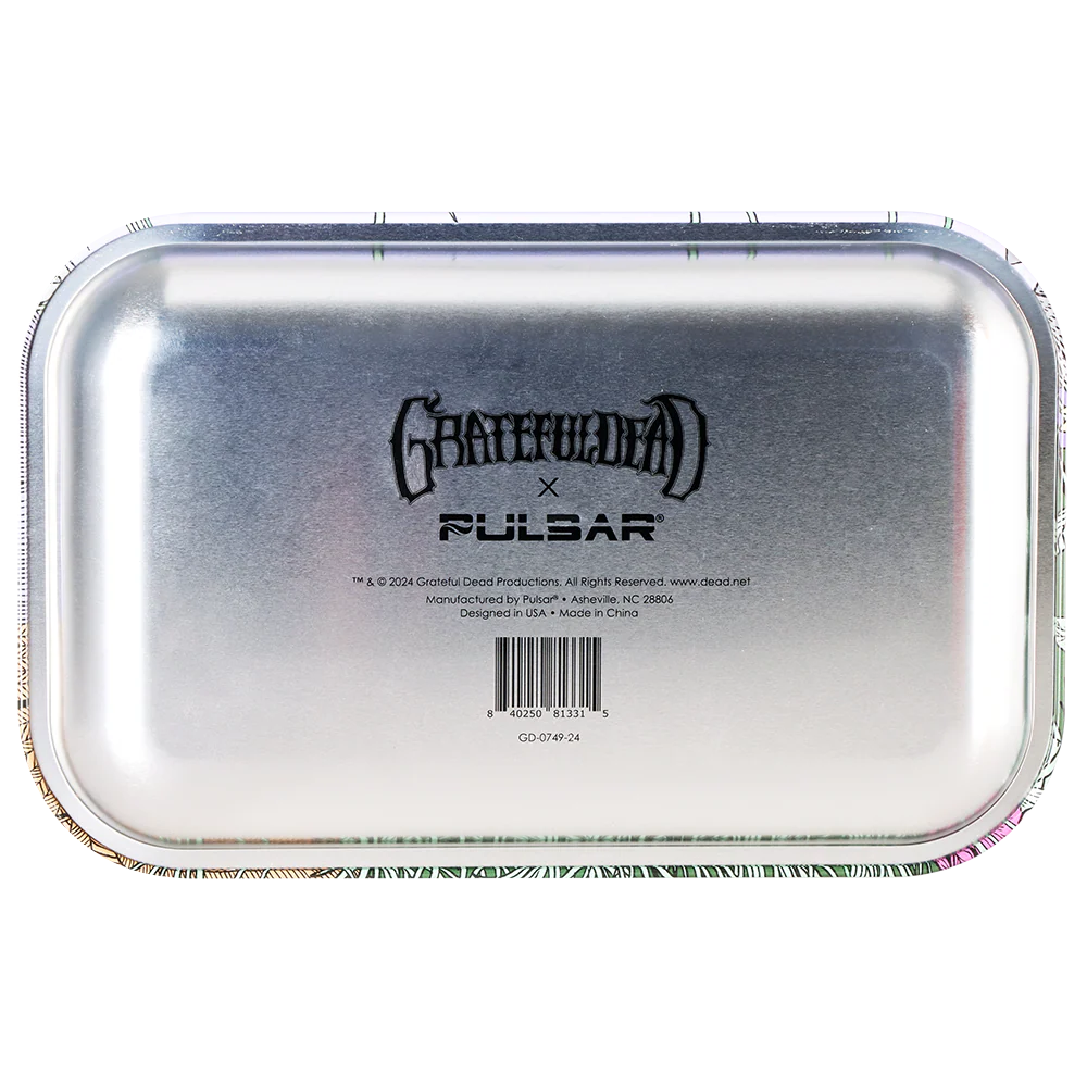 Grateful Dead x Pulsar Metal Rolling Tray & Lid | Flower Couple - Image 4