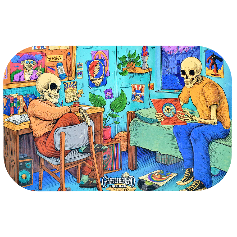 Grateful Dead x Pulsar Metal Rolling Tray & Lid | Deadhead Dorm - Image 3