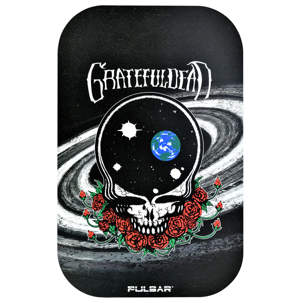 Grateful Dead x Pulsar Metal Rolling Tray & Lid | Space Your Face - Image 3