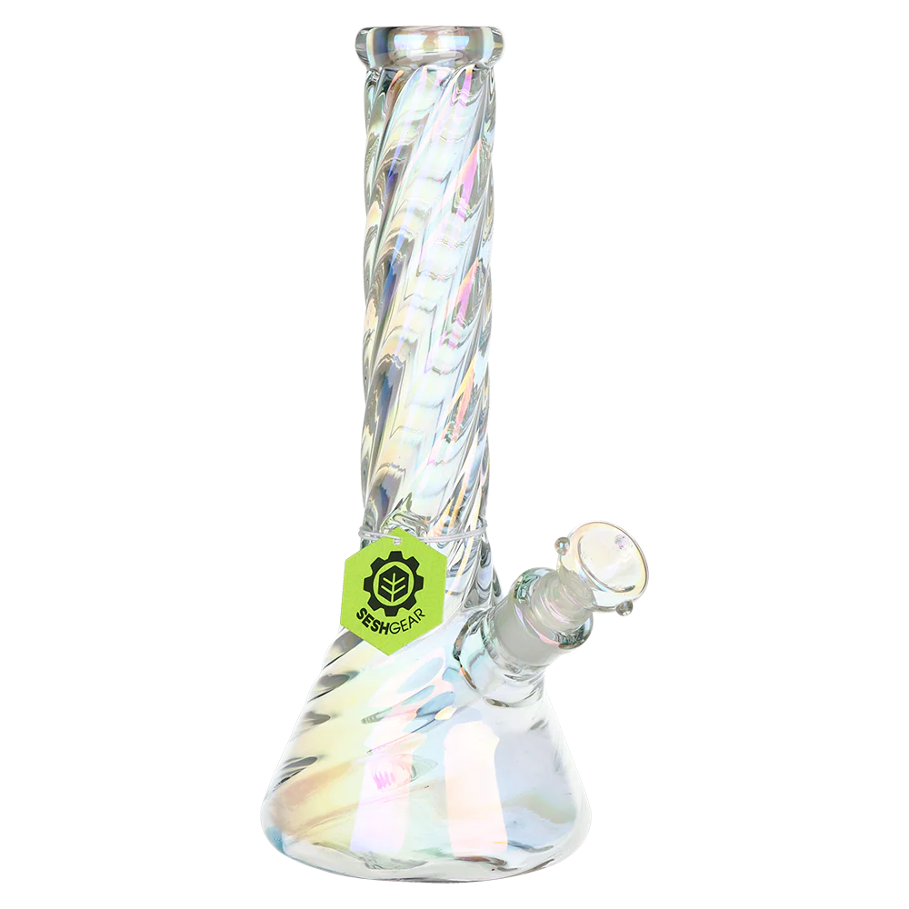 SeshGear Iridescent Twist Beaker Bong - Image 4