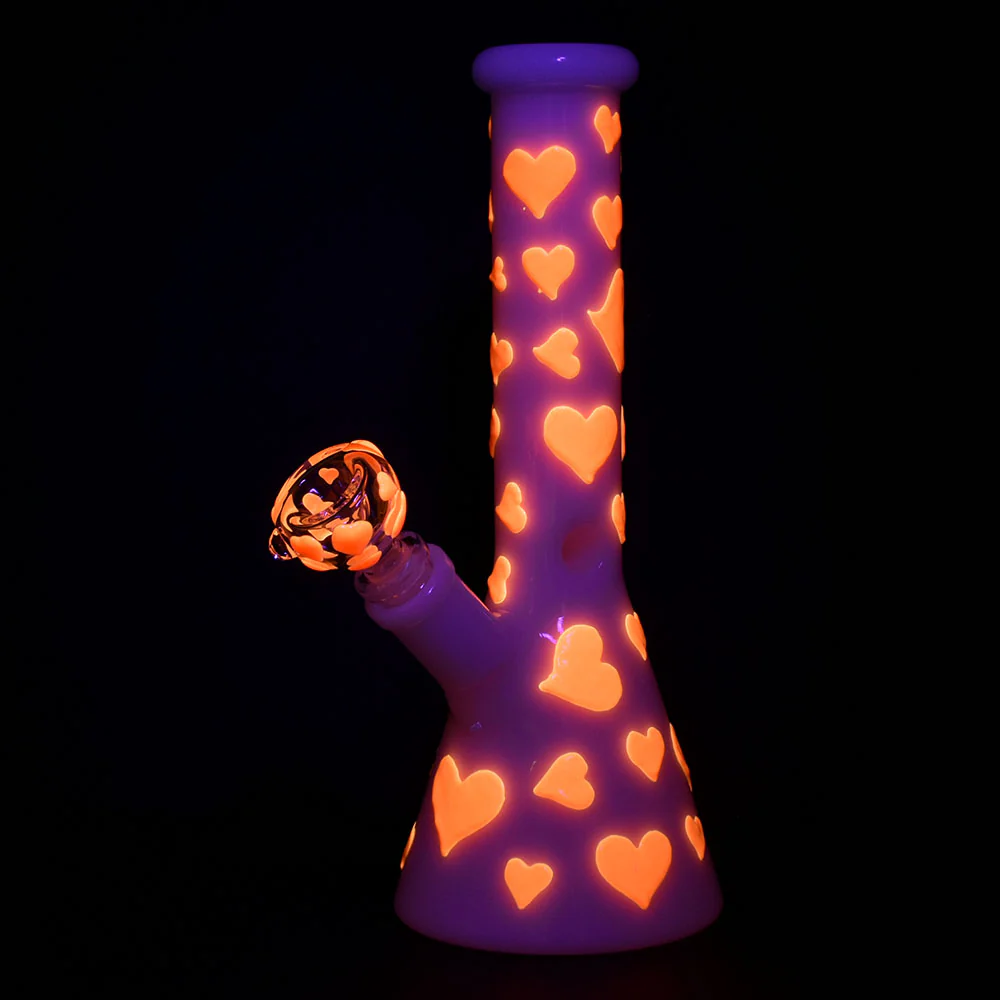 Luminescent Love Beaker Bong - Image 3