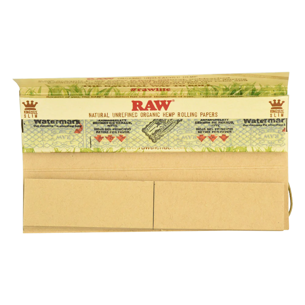 RAW Organic Connoisseur Rolling Papers & Tips - Image 3