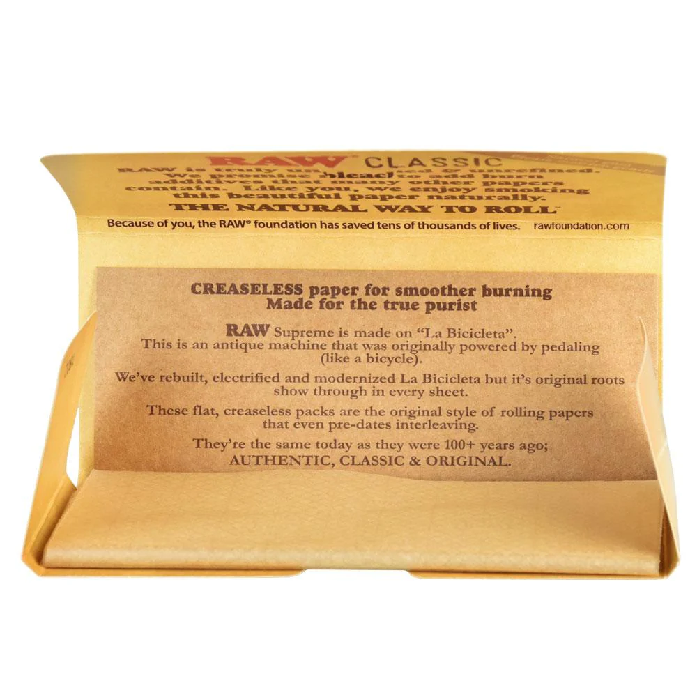 RAW Supreme Natural Rolling Papers - Image 2
