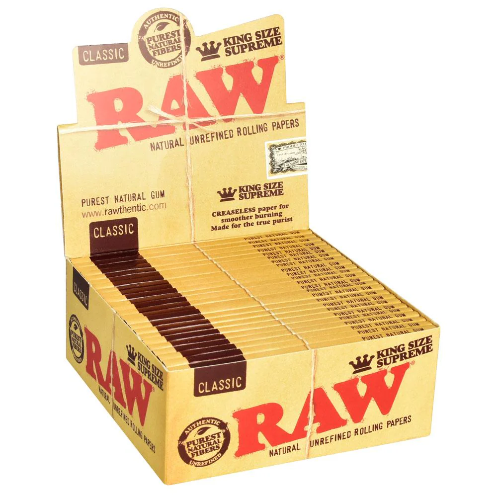 RAW Supreme Natural Rolling Papers - Image 3