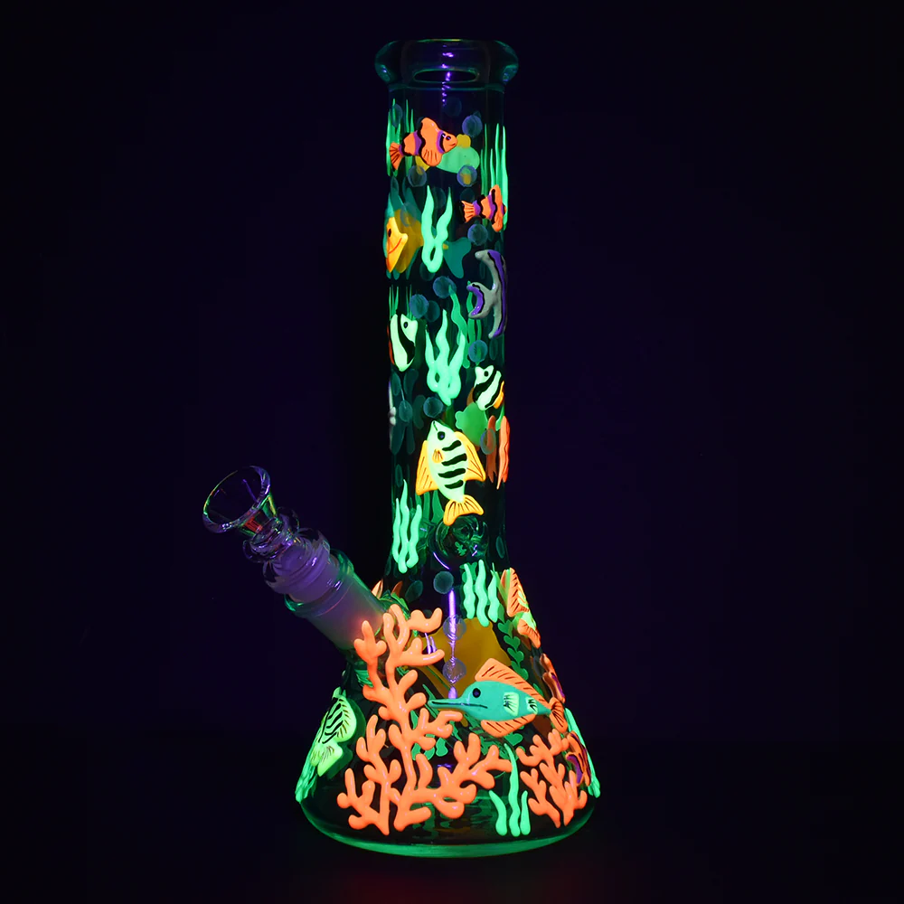 Reef Riot Glow Beaker Bong - Image 3