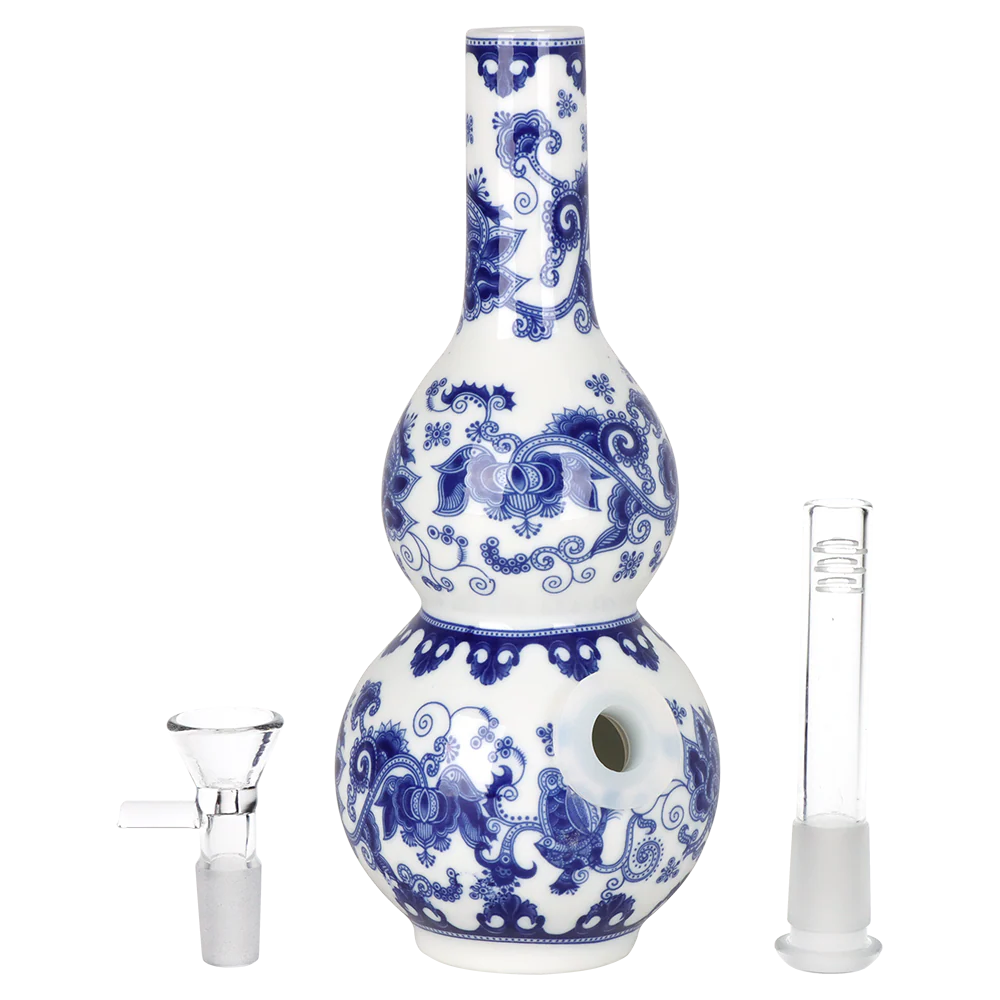 SeshGear Ceramic China Double Vase Bong - Image 3