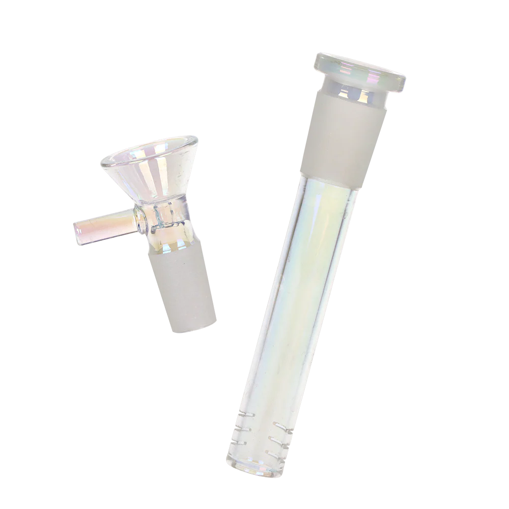 SeshGear Iridescent Twist Straight Tube Bong - Image 3
