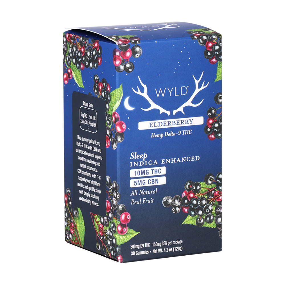 WYLD D9 Blend Gummies | Elderberry - Image 3